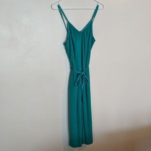 Vintage Turquoise terry cloth summer dress
